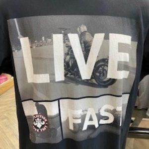 Men's Live Fast Motorcycle Tee by Affliction